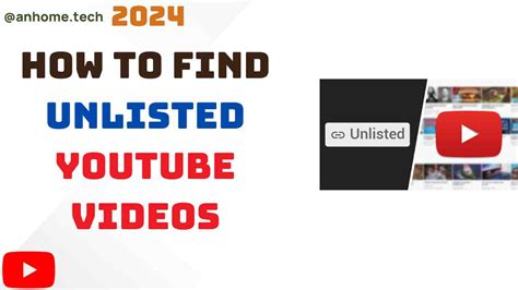 find unlisted video in chanel|unlisted videos on youtube.